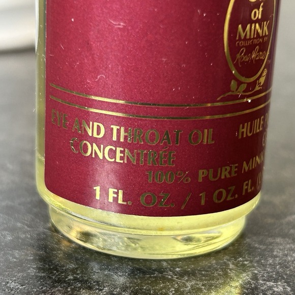Vintage Rose Marie Oil Of Mink 100% Pure 1 oz Eye & Throat Oil Concentree - Picture 8 of 9